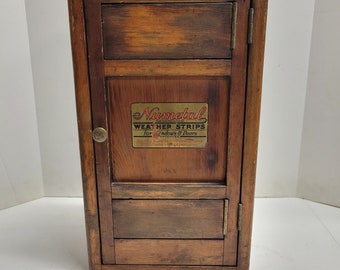 Antique, Salesman Sample Display, Advertising, C 1920&#39;s -  30&#39;s,  NUMETAL WEATHER STRIPS.  Macklanburg - Duncan Co. Oklahoma City, Oklahoma