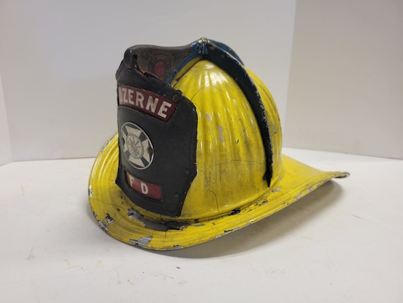 Circa 1940's Antique Fire Helmet CAIRNS & Brother Aluminum