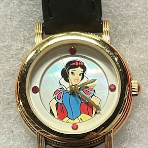 1990er Disney Princess Timepiece Collection SNOW WHITE Limited Edition Uhr Nr. 7 von 2500