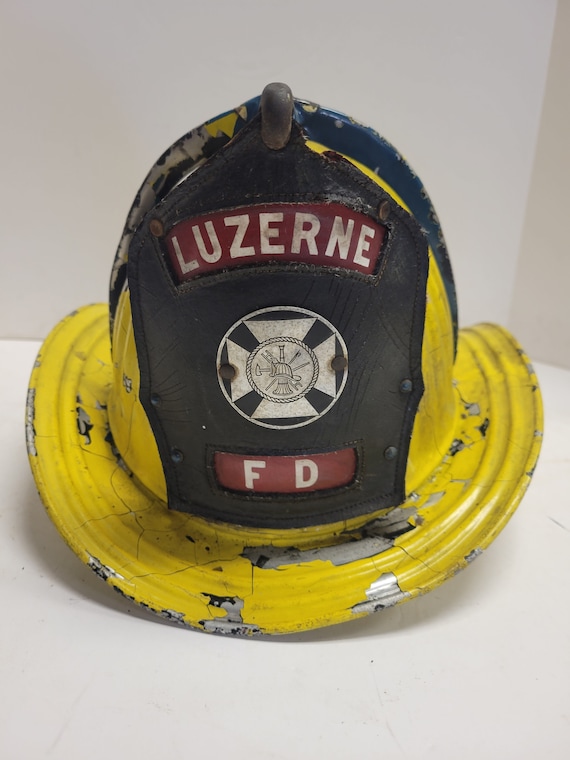 Circa 1940's Antique Fire Helmet CAIRNS & Brother Aluminum