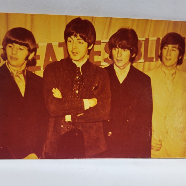 Vintage and Extremely Rare, 1966, Original Photo,  McCartney, Lennon, Ringo, Harrison,  Bravo Beatles Blitz Tour /  Blitztournee, Germany