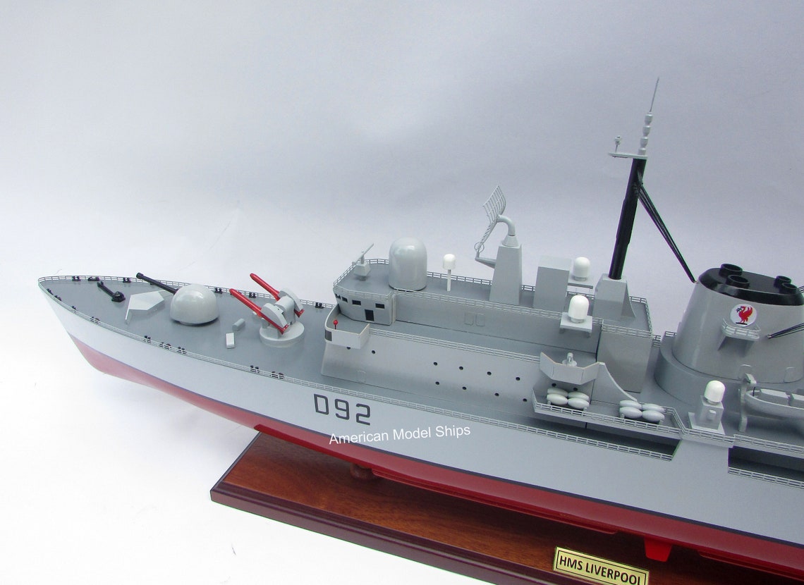 HMS Liverpool (D92) Type 42 Destroyer Battleship Handcrafted Wooden ...