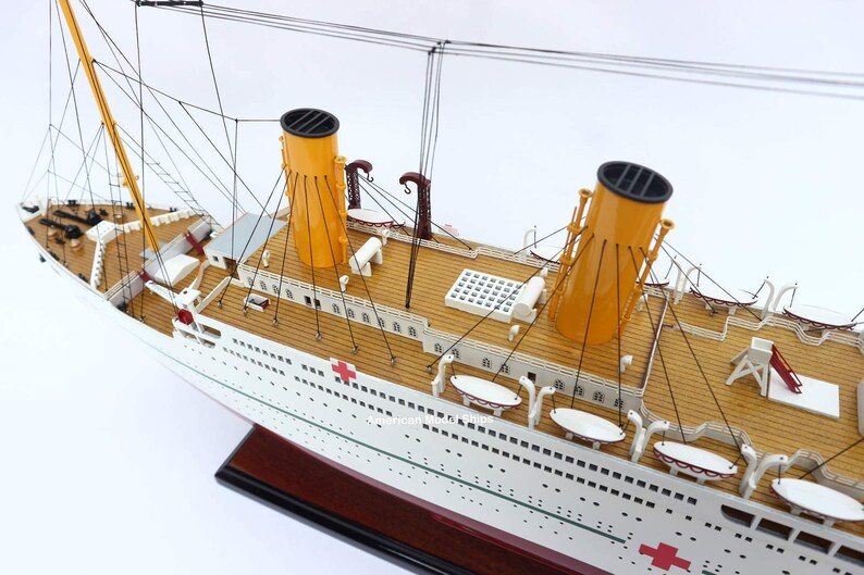 HMHS Britannic White Star Line Olympic-Class Ocean Liner Ship | Etsy Rms Britannic Model
