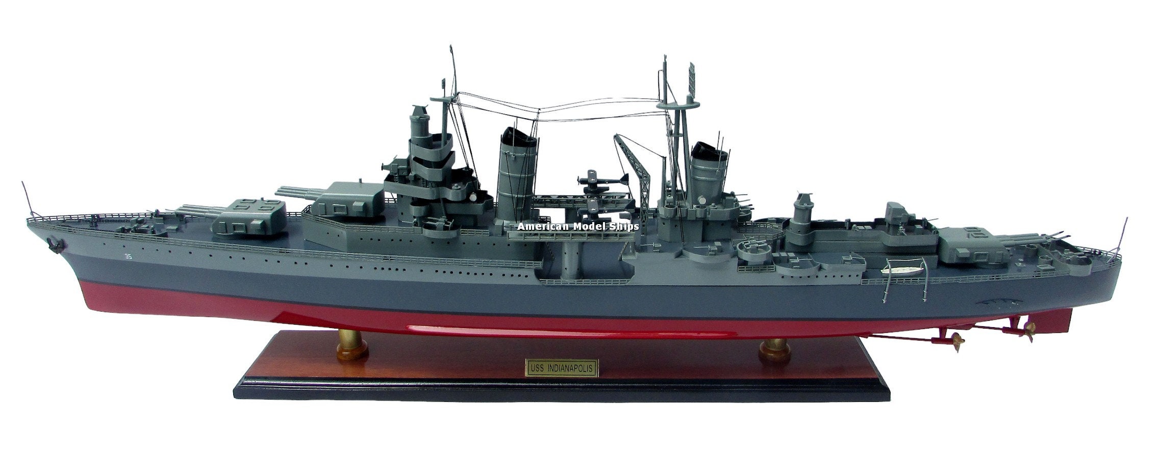 WhiteEnsignModels1/350 USS INDIANAPOLIS① Academy 1/350 scale USS Indianapolis - Full Build - YouTube