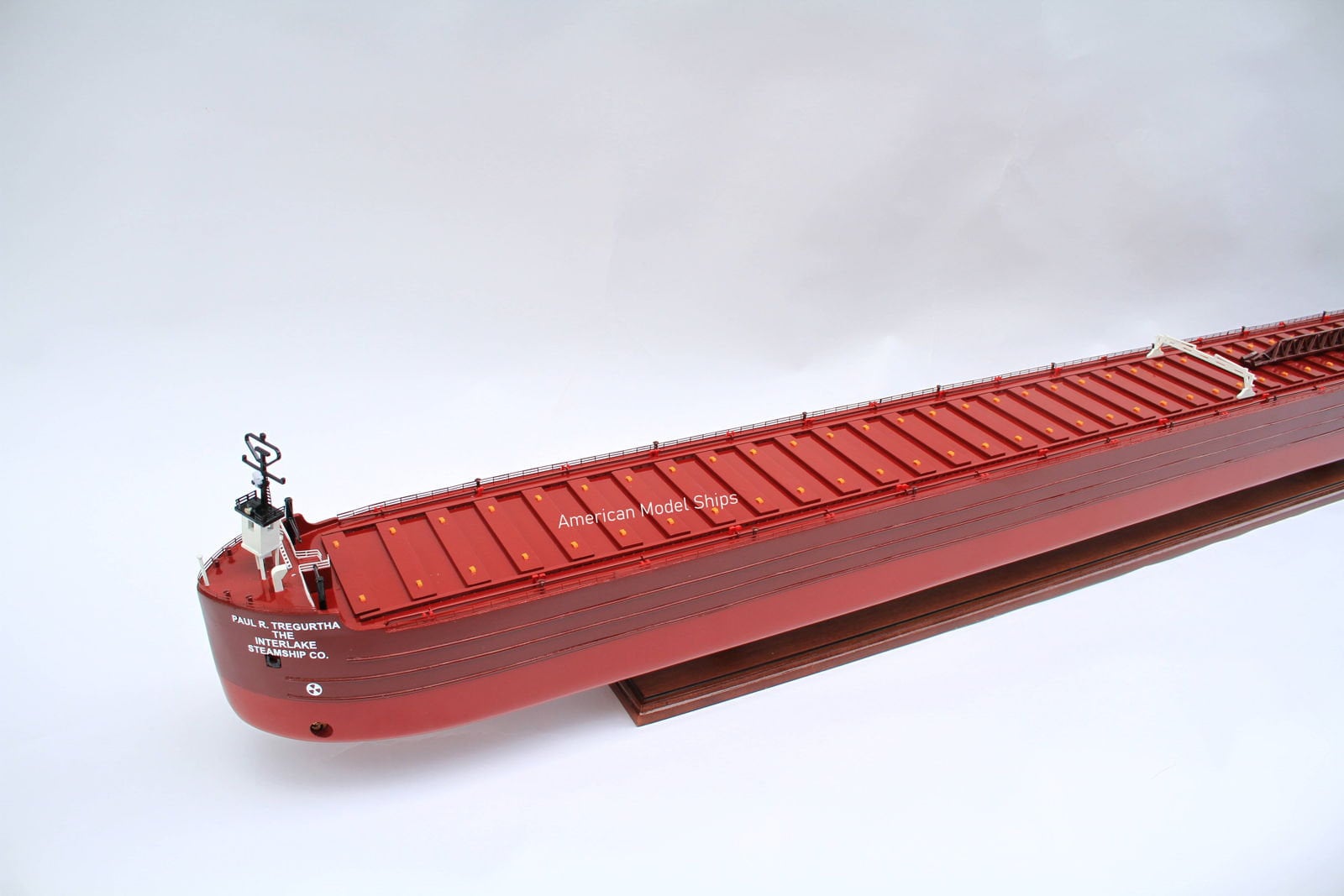 MV Paul R. Tregurtha Bulk Carrier Freighter Handcrafted Wooden Model ...