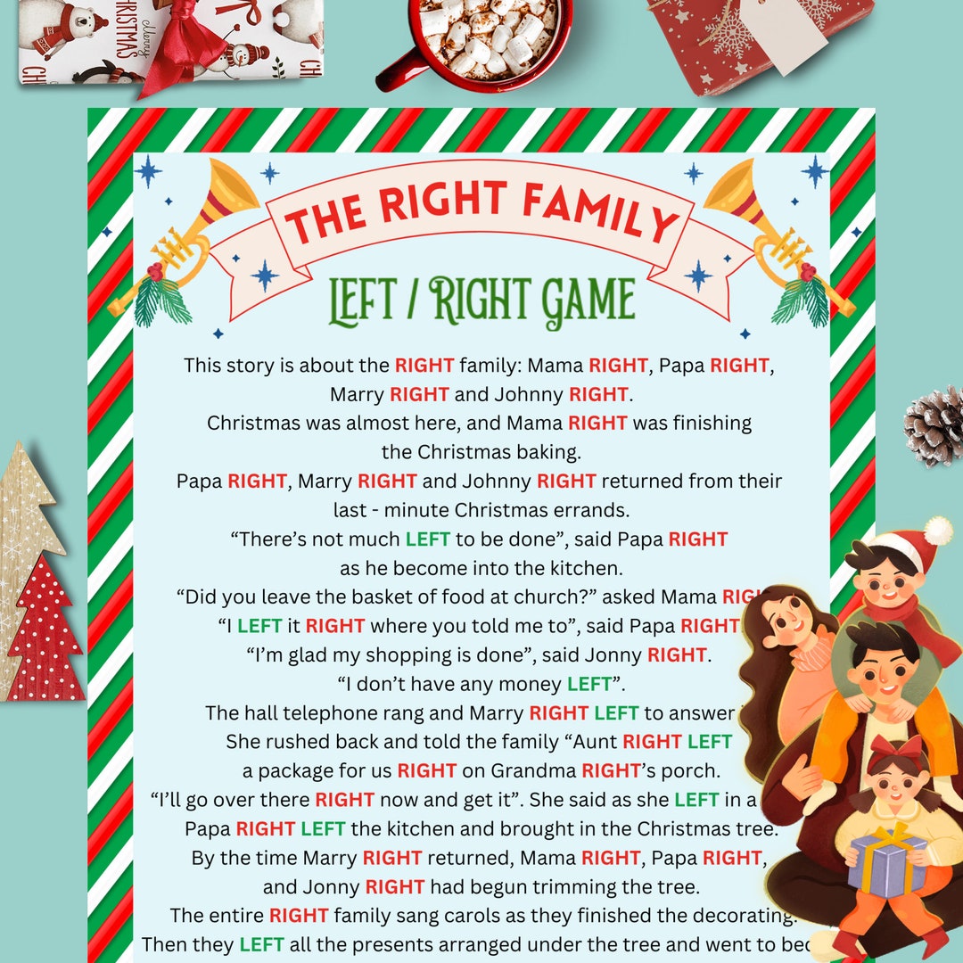 Left Right Game For Christmas The Wright Family Funny Stories Pass left-right-game-for-christmas-the-wright-family-funny-stories-pass