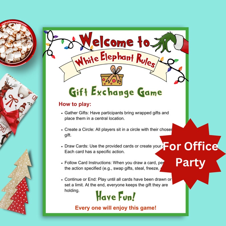 White Elephant Game Gift Exchange Game Rules Printable White Elephant white-elephant-game-gift-exchange-game-rules-printable-white-elephant