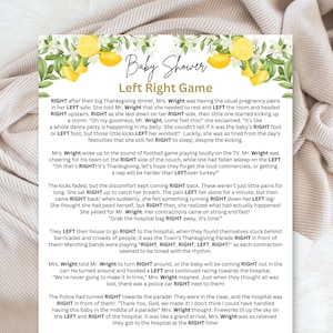 Left Right Baby Shower Games, Lemon Baby Shower, Pass the Prize, Summer ...