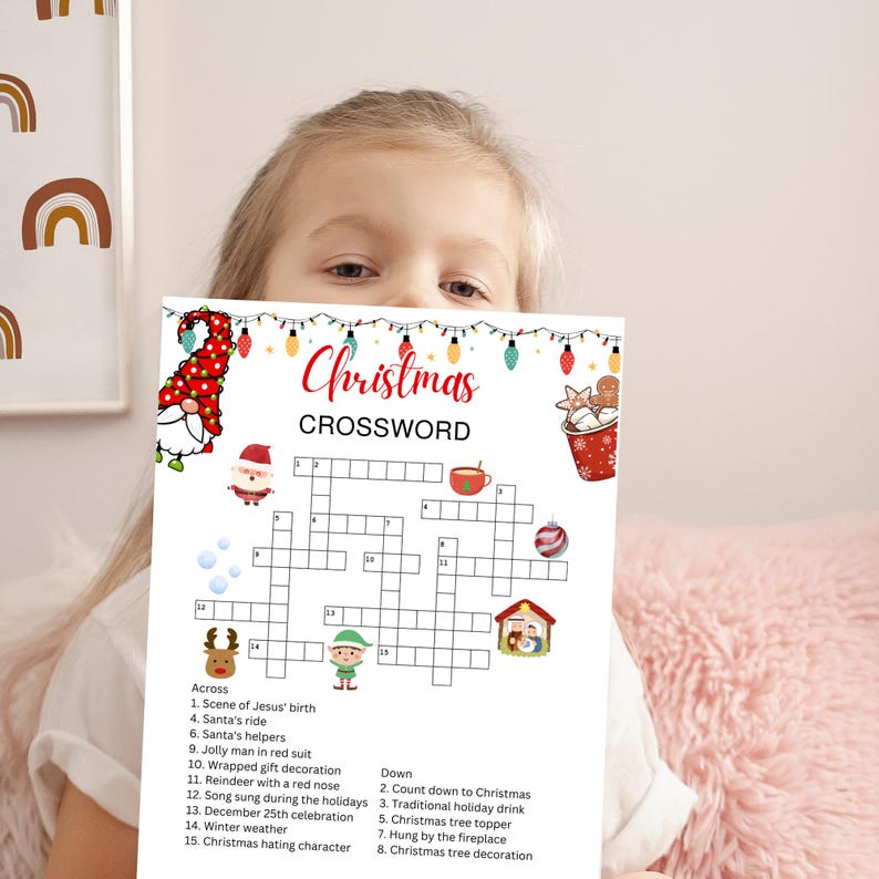 Christmas Crossword Puzzle Christmas Games Kids Family Christmas Christmas Crossword Puzzle Christmas Games Kids Family Christmas