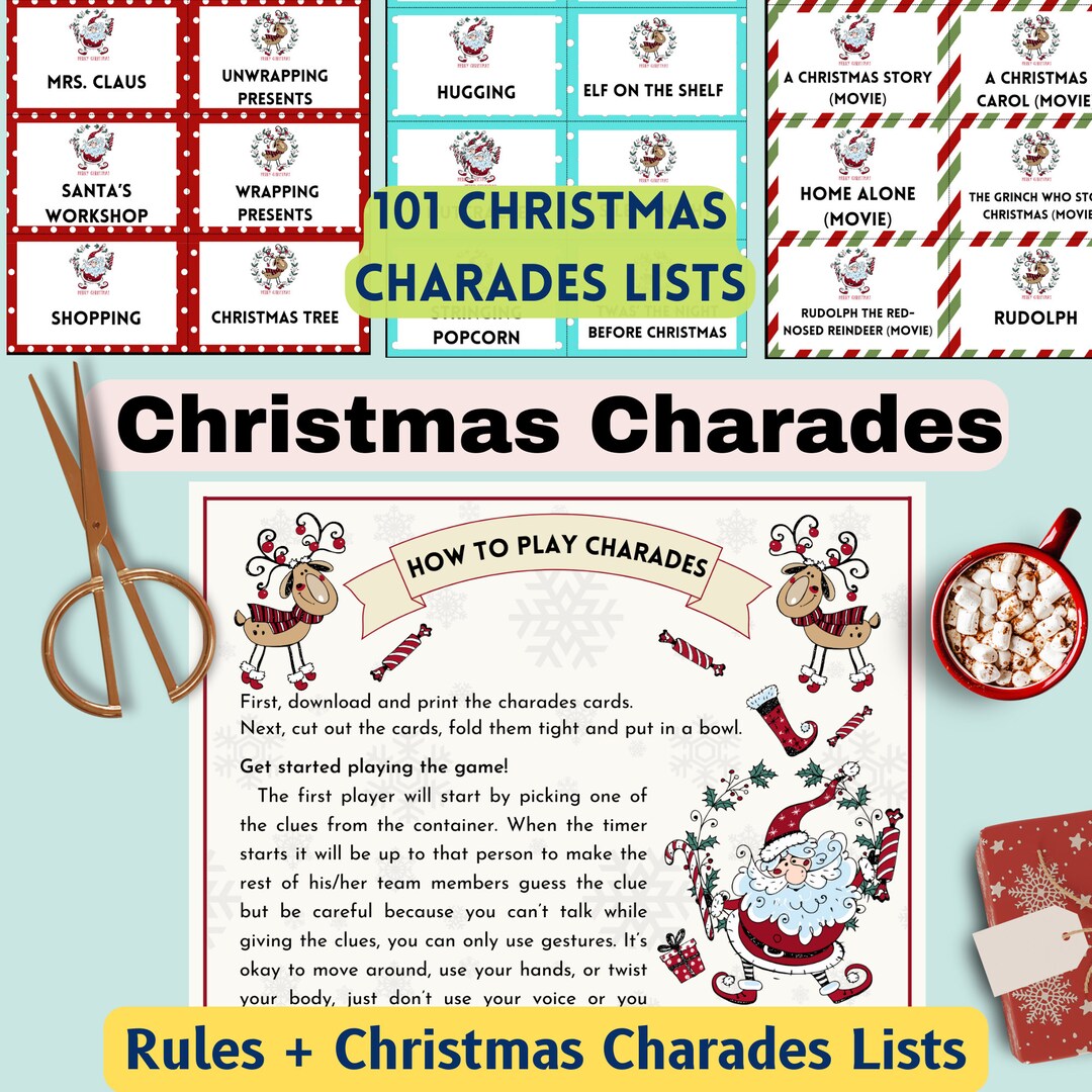 christmas-charades-100-holiday-charades-cards-printable-etsy