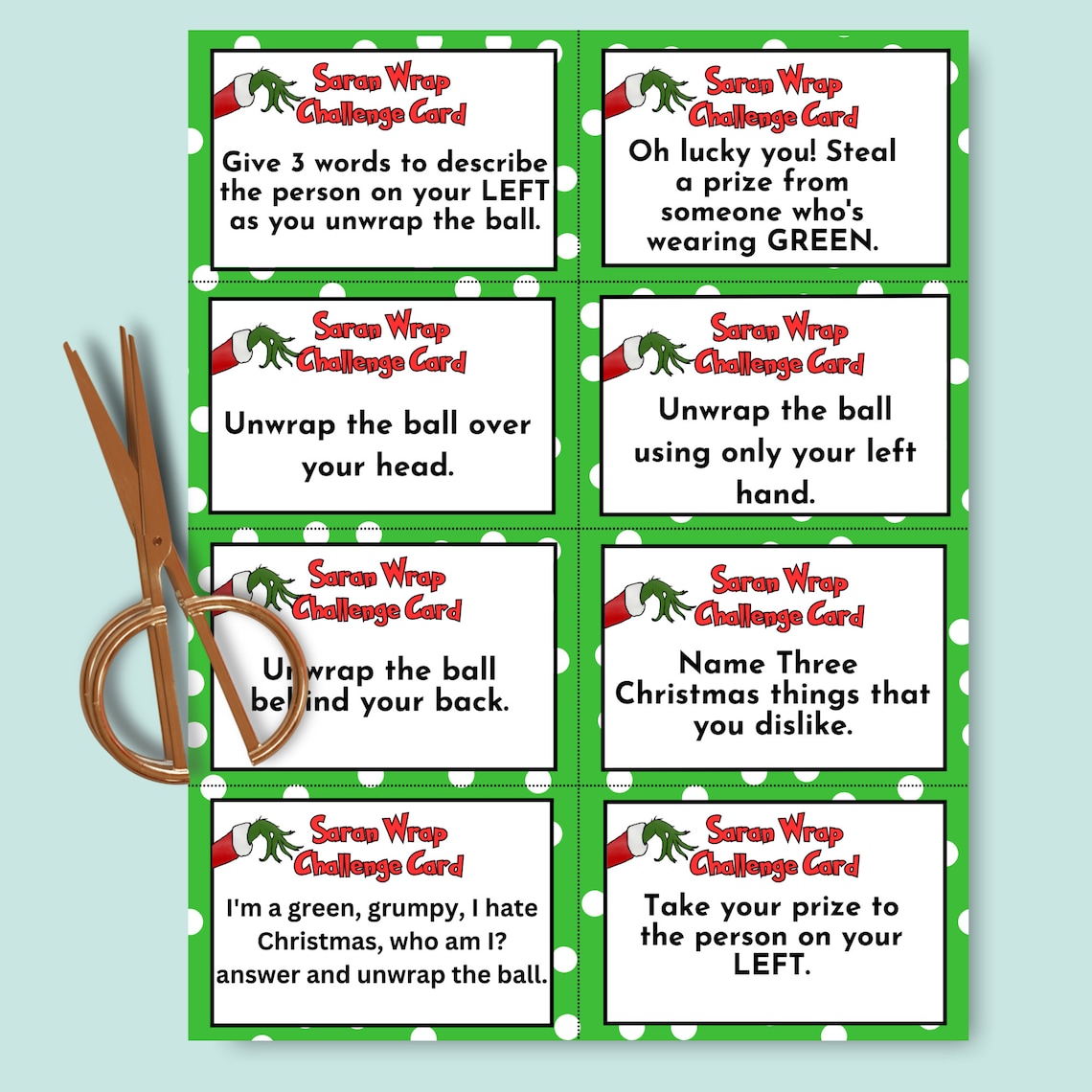 Saran Wrap Game Saran Wrap Ball Game Rules Coal Cards Printable