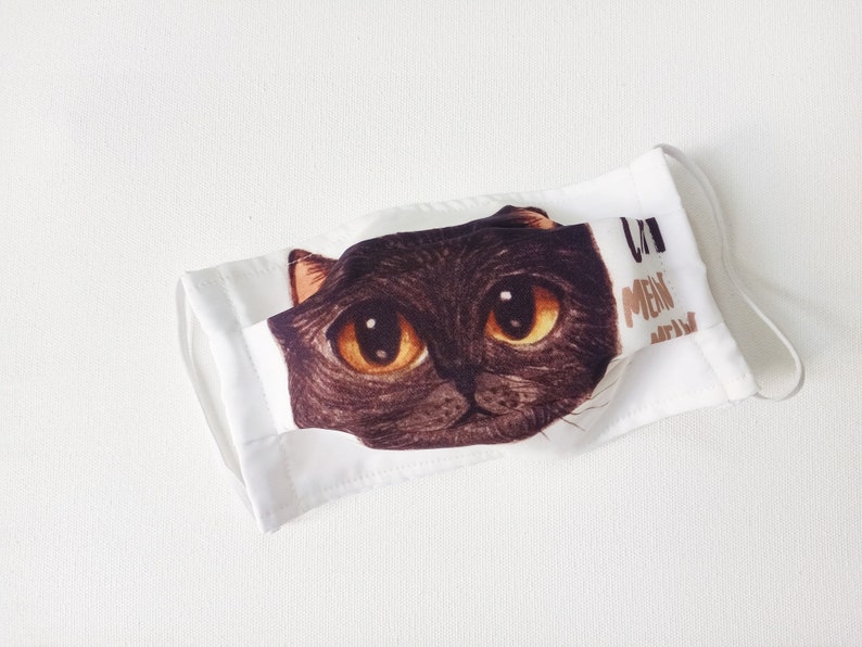 Fashionable Cat Face Mask maine coon persian American Etsy