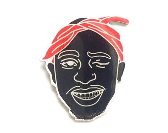 Tupac Pin - Makaveli - Deathrow - Hip Hop Pin- Tupac Shakur - Pac - 2pac - Thug Life Pin