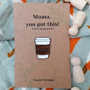 Mothers Day Gift Mama Positivity Enamel Pin Badges Baby shower Gift Letterbox Sized Gift Doreen and Ada image 8