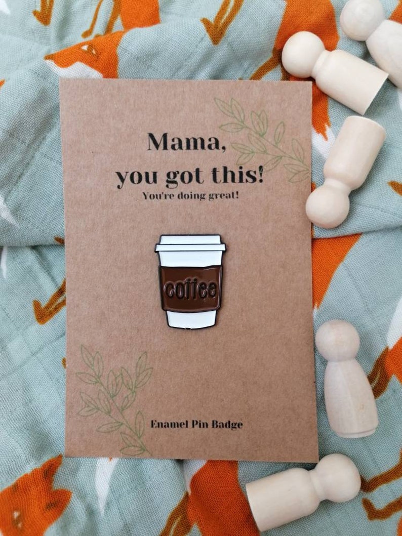 Mothers Day Gift Mama Positivity Enamel Pin Badges Baby shower Gift Letterbox Sized Gift Doreen and Ada image 8