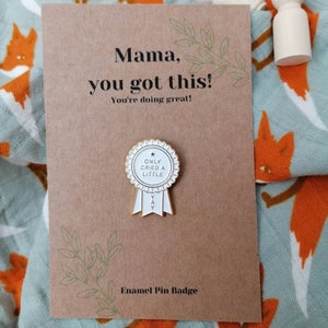 Mothers Day Gift Mama Positivity Enamel Pin Badges Baby shower Gift Letterbox Sized Gift Doreen and Ada image 5