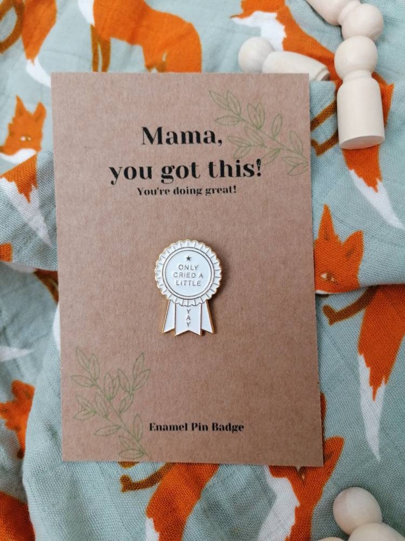 Mothers Day Gift Mama Positivity Enamel Pin Badges Baby shower Gift Letterbox Sized Gift Doreen and Ada image 5