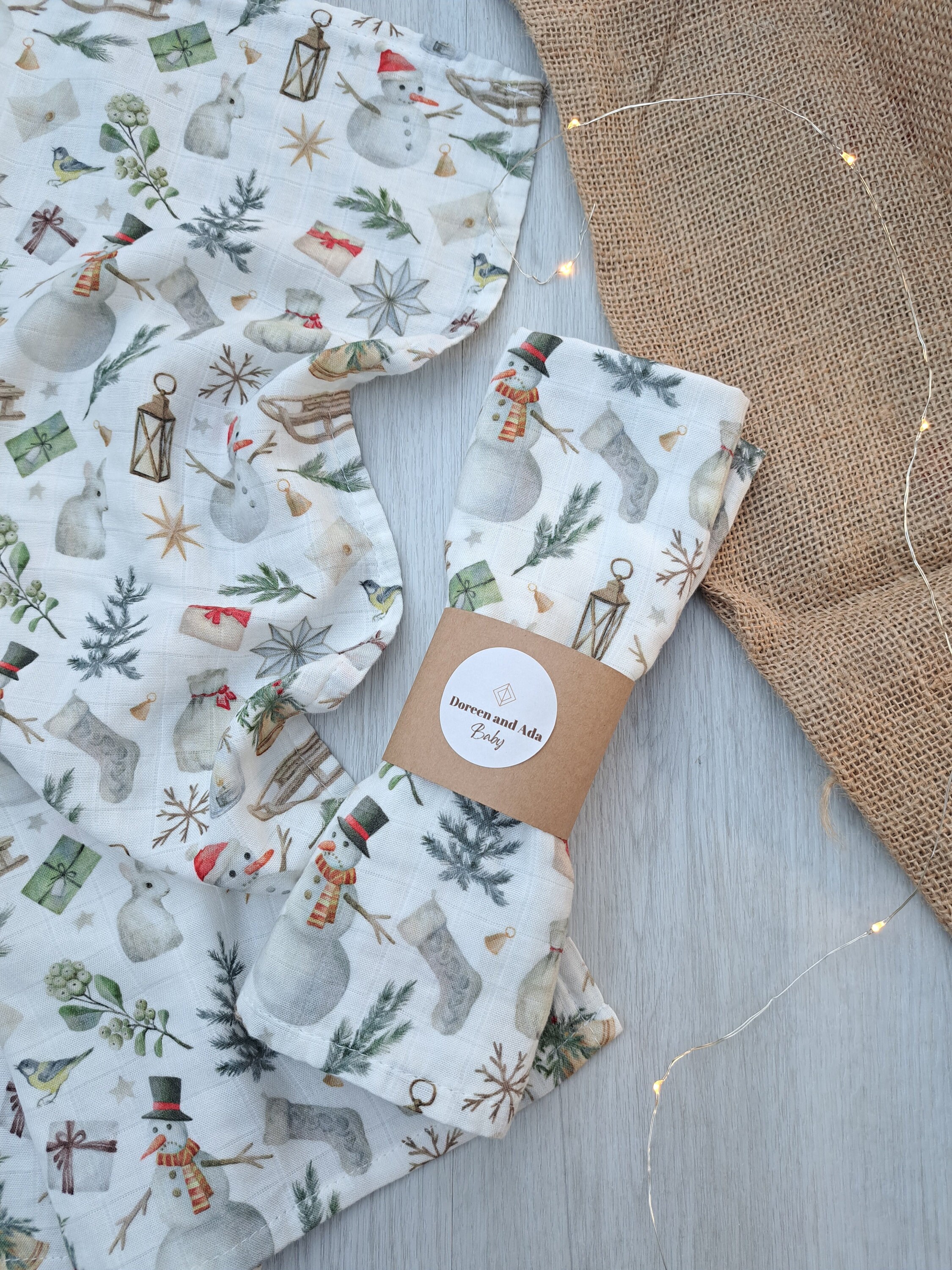 Christmas muslin squares 2025