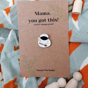 Mothers Day Gift Mama Positivity Enamel Pin Badges Baby shower Gift Letterbox Sized Gift Doreen and Ada image 7