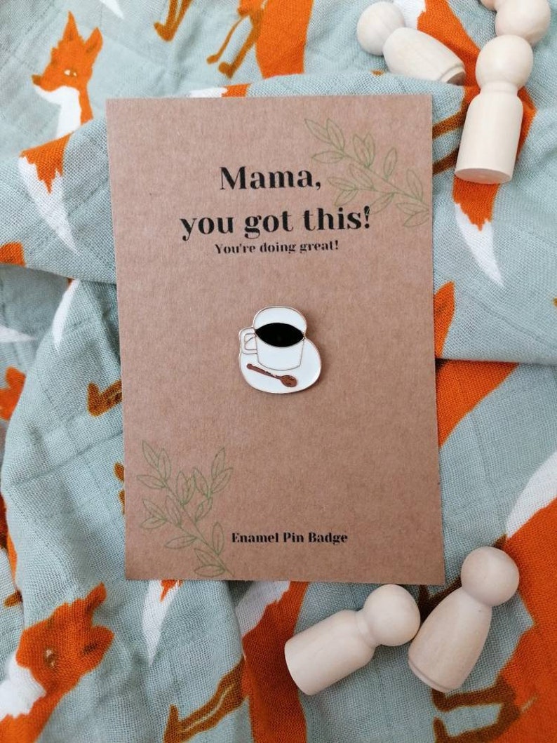 Mothers Day Gift Mama Positivity Enamel Pin Badges Baby shower Gift Letterbox Sized Gift Doreen and Ada image 7