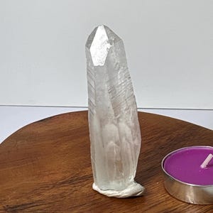 SOLD ISIS Lemurian Seed Crystal Point w/Record Keepers: 46g; 84x24x16mm