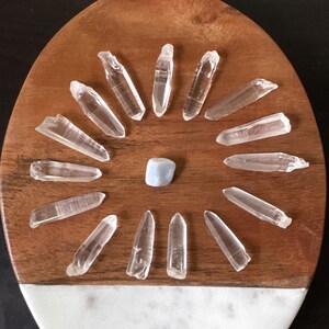 baby Lemurian quartz crystals
45.9 grams
15 pieces