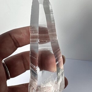 ISIS Lemurian Seed Crystal Point: 123.35g; 112x34x25mm