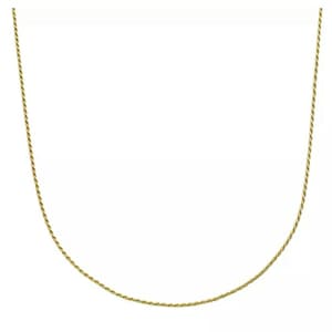 Versatile 24k Gold Vermeil Chain Necklace Collection - Enhance Your Outfits with Box, Bar, and Rope Chains
