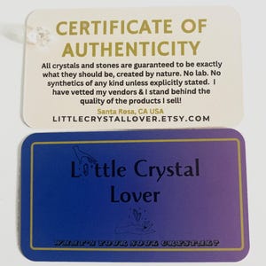Little Crystal Lover - Certificate of Authenticity included!