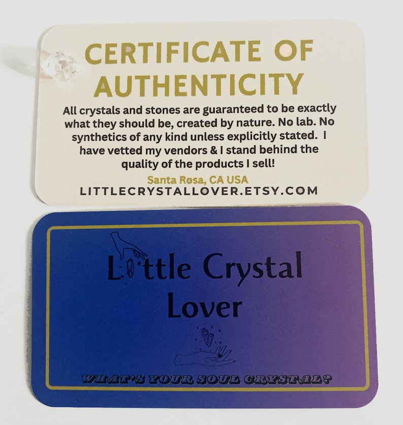 Little Crystal Lover - Certificate of Authenticity included!