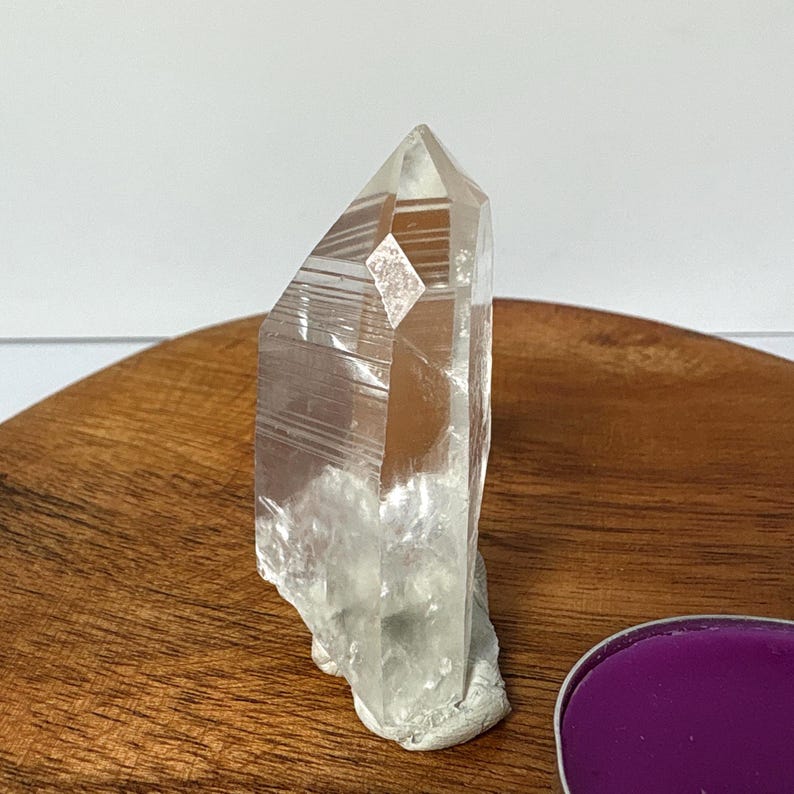 Window Lemurian Point: 37.94 grams; 55x25x22mm
