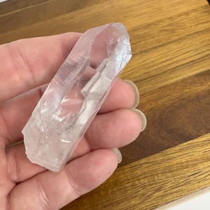 Etched Lemurian Point: 40g; 67x21x21mm