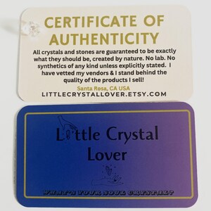 Little Crystal Lover - Certificate of Authenticity!