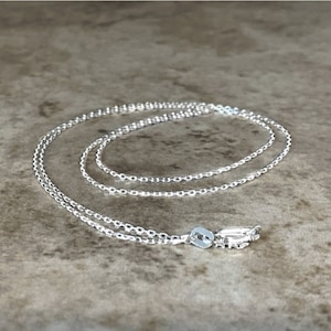 This listing is for a variety of Sterling silver and Argentium silver chains.