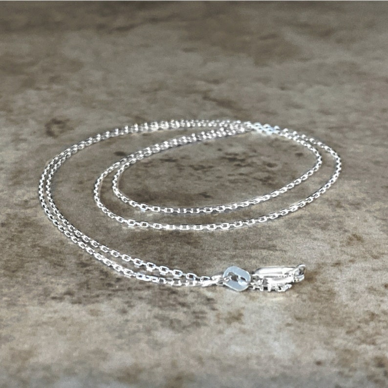 This listing is for a variety of Sterling silver and Argentium silver chains.
