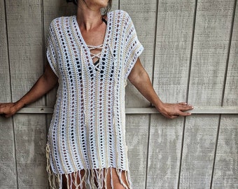 Crochet Pattern Currituck Cover Up