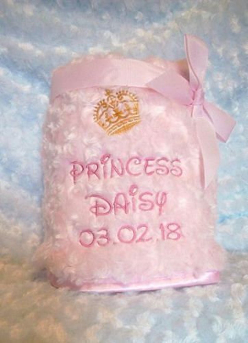 etsy personalised baby blanket