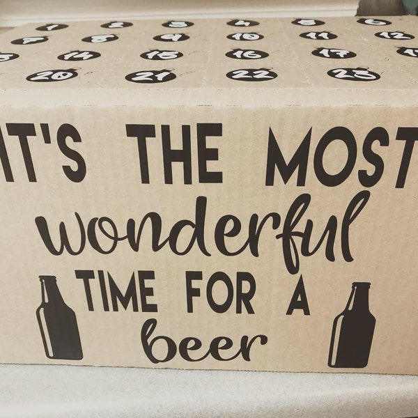 DYO - Decorate Your Own Beer Advent Calendar Kit