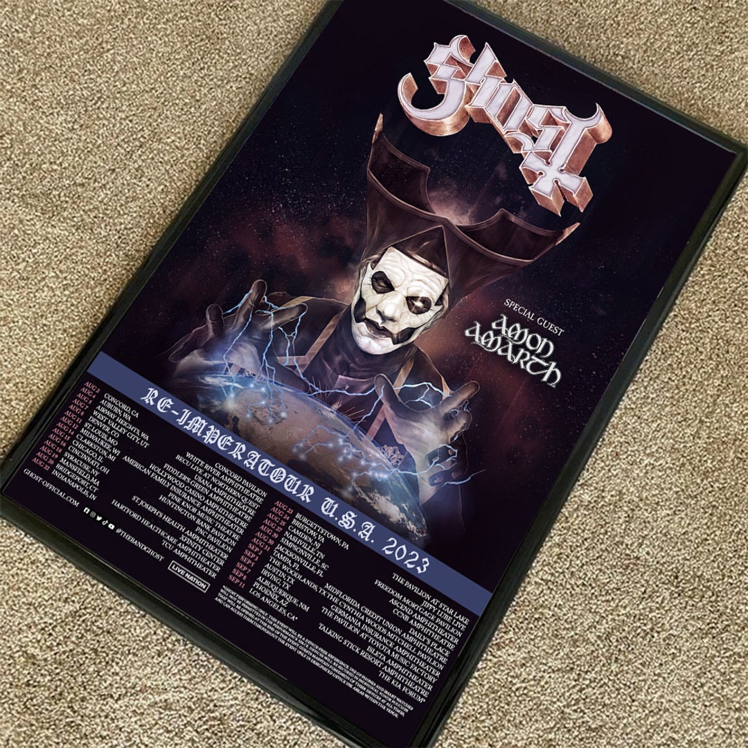 Ghost Announces Reimperatour U.S.A. 2023 Poster Home Decor Etsy
