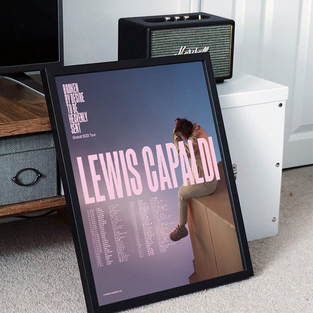 Lewis Capaldi 2023 Tour Poster 2023 Tour Poster Lewis Capaldi 2023 Tour Poster 2023 Tour Poster