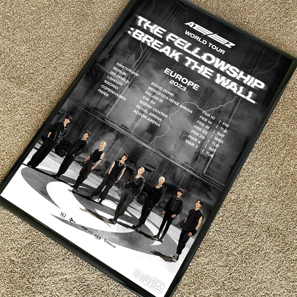 Ateez 2023 World Tour Poster Etsy Australia
