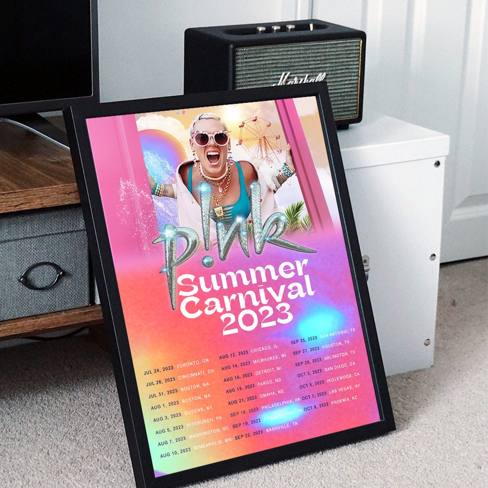 PINK summer carnival tour 2023 poster