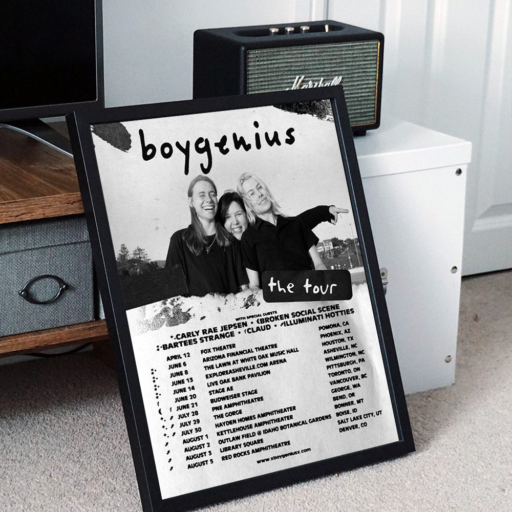 Boygenius 2023 Tour Poster Etsy