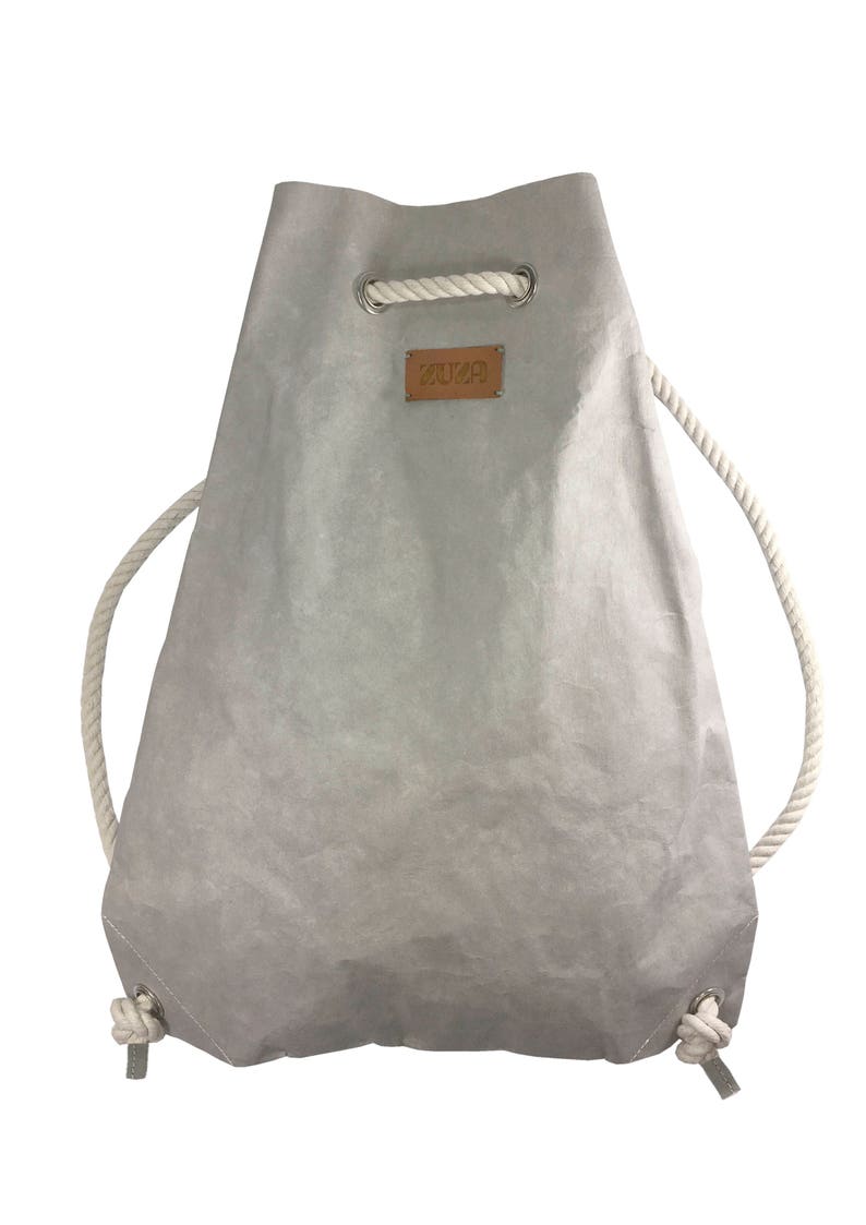 Washable Paper Backpack Leather Backpack Gym Bag Vegan Leather Etsy