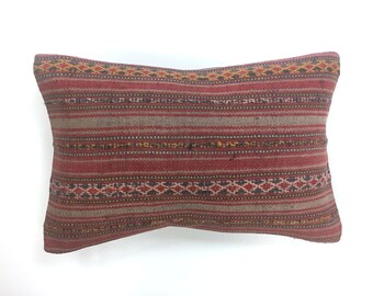 Handmade Kilim Cushion Cover 50x30 cm 50x30 pillow cover | Etsy