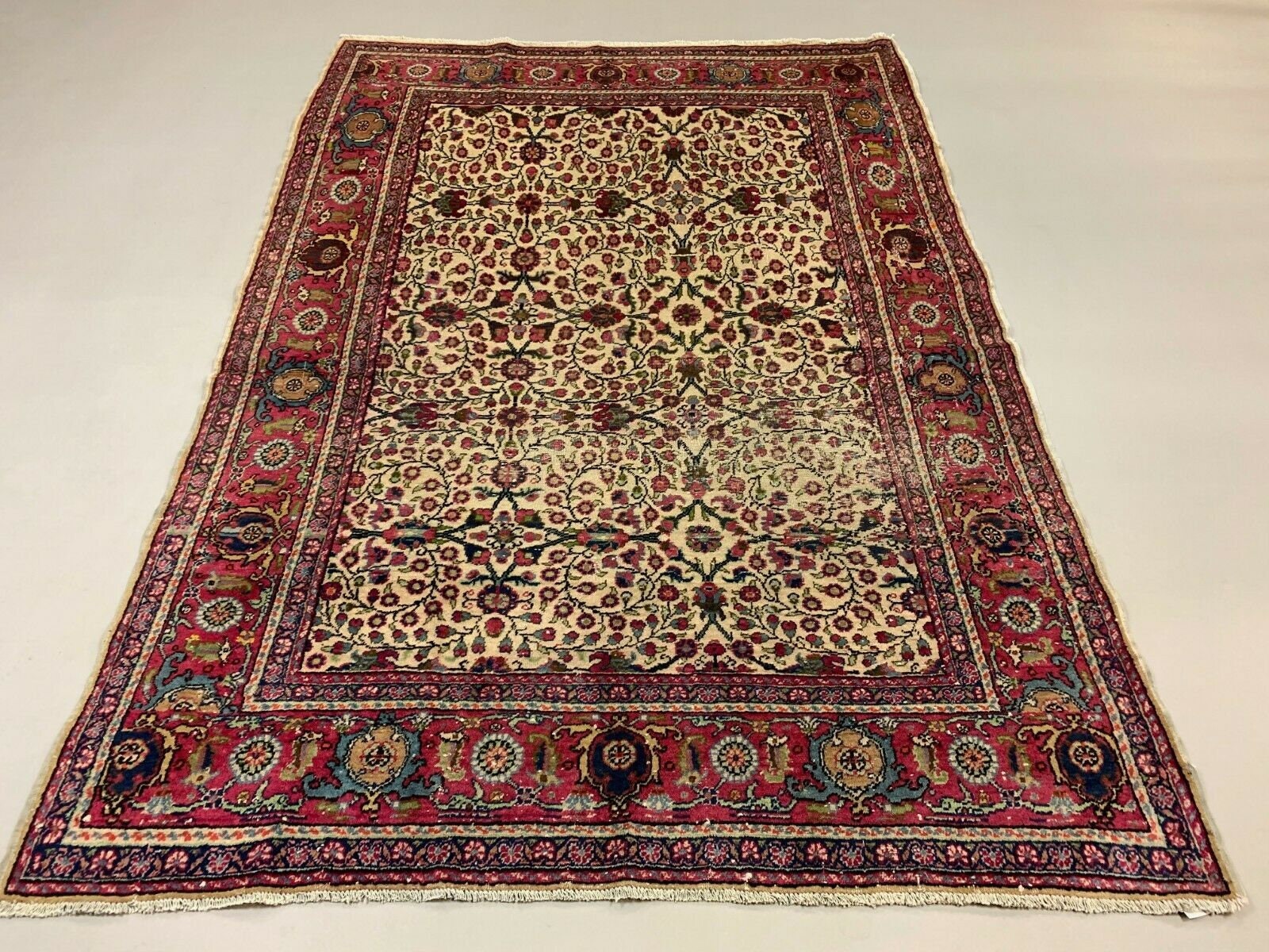 85×198 ViNTAGE TURKiSH RUG 1970s Vintage Turkish Rug With All-Over Geometric Patterns