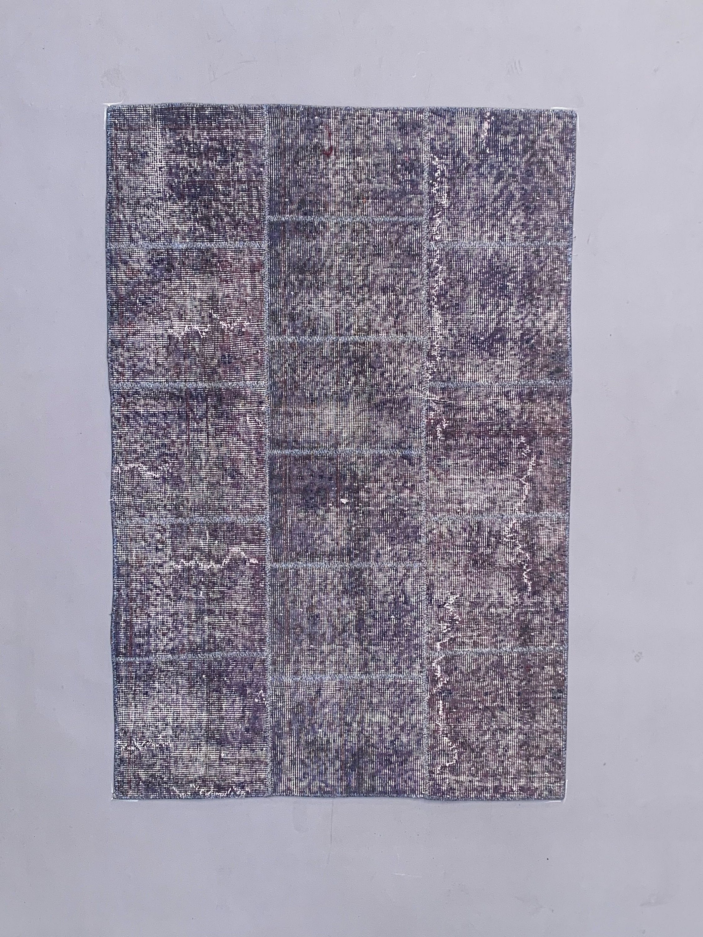 アンティーク調ヴィンテージ トルコ パッチワーク ラグ 150 x 100 cm 