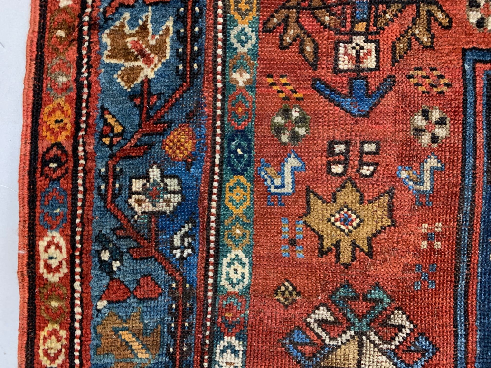 Antique 1910 Caucasian Rug 326x196 Cm, Rare Large Size - Etsy