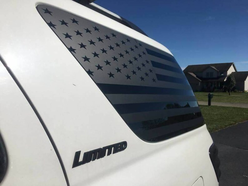 0007 Toyota Sequoia American Flag Decals 1st Gen Banner Etsy