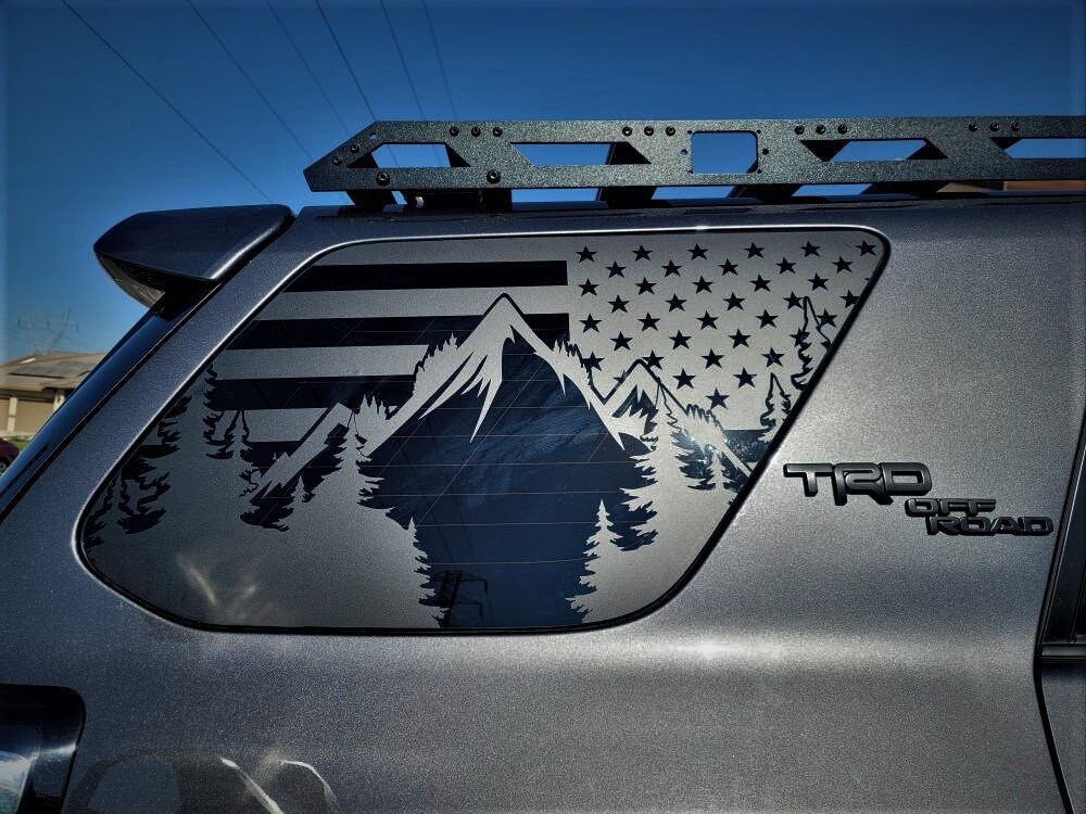 09-21 5th Gen Toyota 4Runner Mountain Flags - Arizona - Colorado - USA
